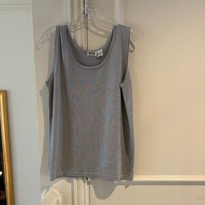 Elegant Silver Women's Tank Top
